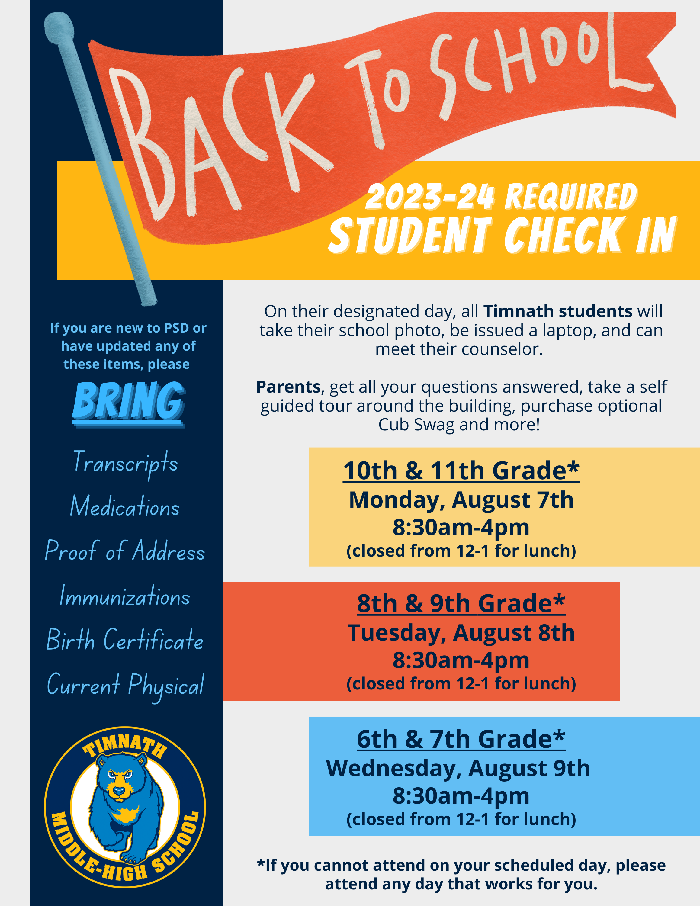 Student Check-In Day