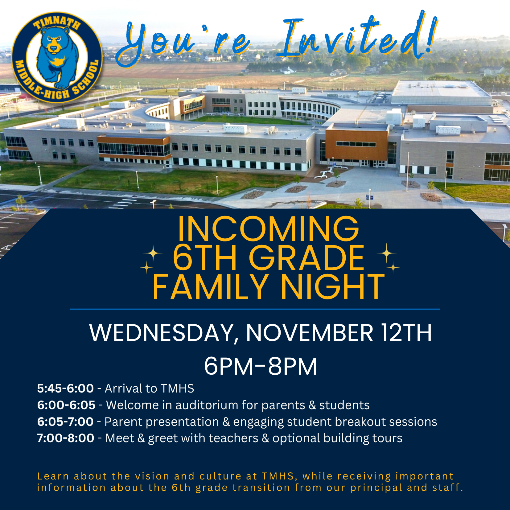 6th Grade Family Night