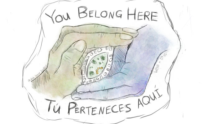 You belong here logo